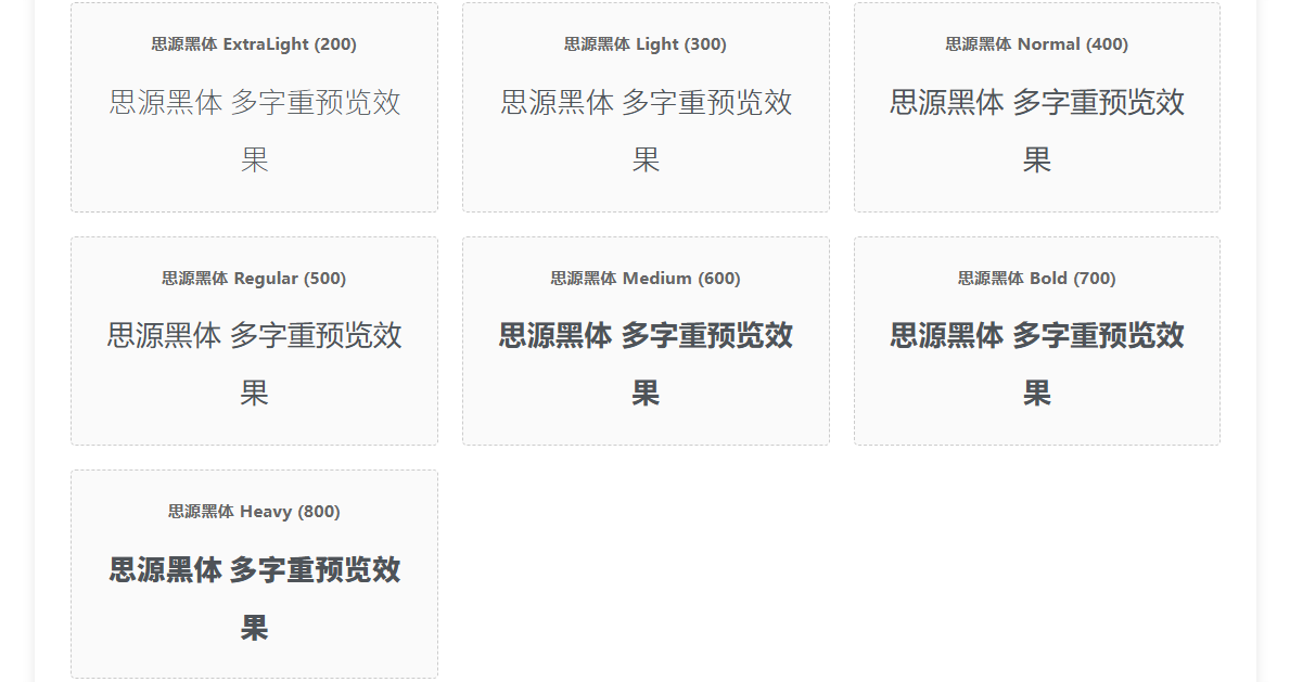 峦穗字体库｜思源黑体 - 简体中文 开源免费商用字体-峦穗资源 - 免费商用字体下载 - 网站模板下载 - 建站教程